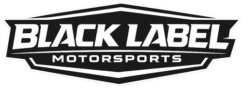 Black Label Motorsports logo on a white background